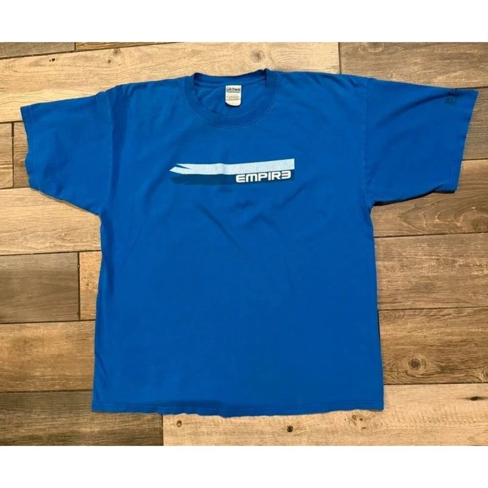 Y2k Empire Blue Tshirt Size XL